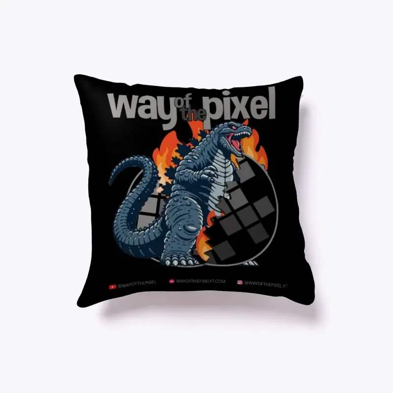 WotP - Throw Pillow with Lizard Logo